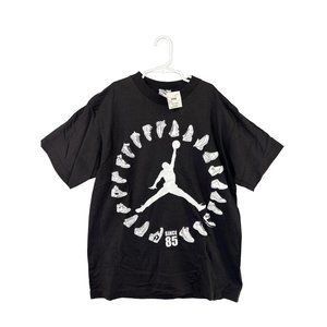 NWT Air Jordan Jumpman Graphic T-Shirt Black Since 85 Boys Size L
